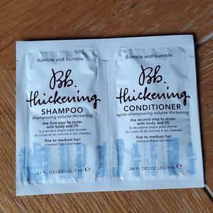 Bumble and Bumble Thickening Shampoo & Conditioner Packets (2 of each)